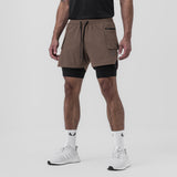 0651. Tetra-Lite® 5" Liner Cargo Short - Deep Taupe