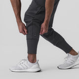 0654. Tech-Terry™ Cargo High Rib Jogger - Dusk Black