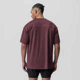 0822. AeroSilver® Oversized Tee - Plum
