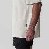 0824. Supima® Oversized Tee - Ivory Cream
