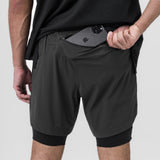 0866. Tetra-Lite® 7" Liner Short - Raven "ASRV"/Black