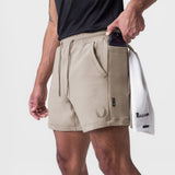 0867. Tech-Terry™ Sidelock Sweat Short - Sand Smoke