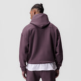 0648. Tech-Terry™ Hoodie - Deep Purple "Space Bracket"