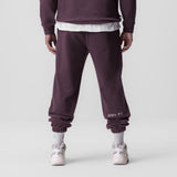 0655. Tech-Terry™ Oversized Sweats - Deep Purple "Patch"
