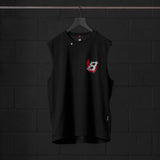 0807. Tech Essential™ Relaxed Cutoff - Black "Infinite Mindset"