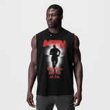 0807. Tech Essential™ Relaxed Cutoff - Black "Ghost Trace"