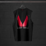 0807. Tech Essential™ Relaxed Cutoff - Black "Ghost Trace"