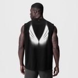 0807. Tech Essential™ Relaxed Cutoff - Black "Signal Lost"