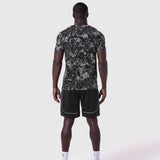 0923. Supima® Essential Tee - Pixel Camo