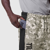 1120. Tech-Terry™ Mesh Panel Sweats - Digital Camo "Blade TD"