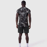 0660. AeroSilver® Established Tee - Pixel Camo "Blade"