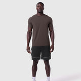 0923. Supima® Essential Tee - Dark Earth