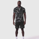 0923. Supima® Essential Tee - Pixel Camo
