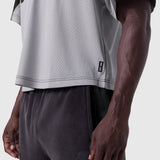 1111. Ion-Mesh™ Crop Jersey - Slate Grey