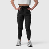 W032. Tetra-Lite® Cargo High Rib Jogger - Black