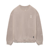 0861. Tech Essential™ Distressed Crewneck - Faded Chai