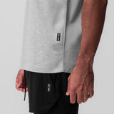 0846. CottonPlus™ Standard Mesh Back Tee - Heather Grey