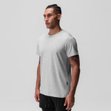 0846. CottonPlus™ Standard Mesh Back Tee - Heather Grey