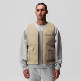 0859. Ripstop Insulated Puffer Gilet - Khaki