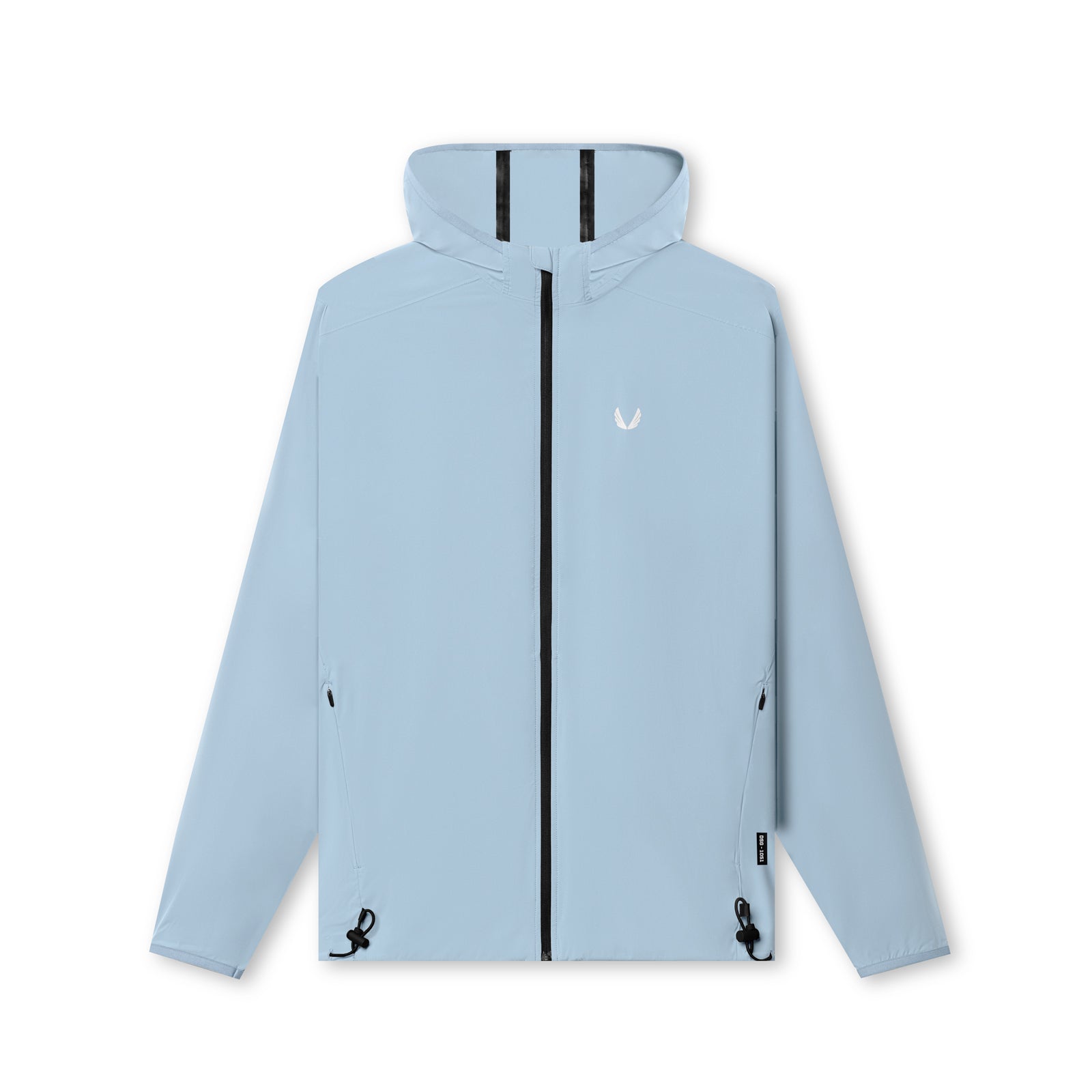 flatlay Aerotex™ Lightweight Windbreaker in light sky blue, front view