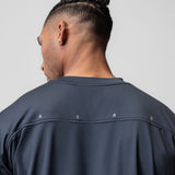 0822. AeroSilver® Oversized Tee - Navy