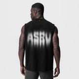 0807. Tech Essential™ Relaxed Cutoff - Black "Motion Blur"