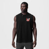 0807. Tech Essential™ Relaxed Cutoff - Black "Infinite Mindset"