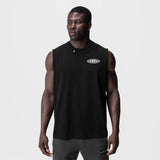 0807. Tech Essential™ Relaxed Cutoff - Black "Global Reach"