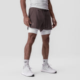 0865. Tetra-Lite® 5" Liner Short - Nightshade "Cyber"/White