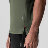 0918. AeroSilver® Fitted Tee - Olive