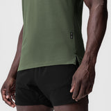 0919. Supima® Fitted Tee - Olive