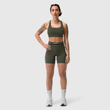 W029. Lycra® 3-in-1 Biker Short - Olive