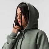 ASRV x Equinox Sorona® French-Terry Cropped Hoodie - Sage