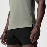 0919. Supima® Fitted Tee - Sage