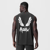 0807. Tech Essential™ Relaxed Cutoff - Space Grey "Brush Wings/ASRV"