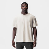 0797. Tech Essential™ Relaxed Tee - Stone/White "OTWR"