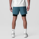 0865. Tetra-Lite® 5" Liner Short - Storm "Wings"/Black