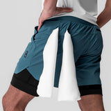 0865. Tetra-Lite® 5" Liner Short - Storm "Wings"/Black