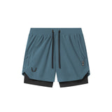 0865. Tetra-Lite® 5" Liner Short - Storm "Wings"/Black