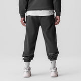 0655. Tech-Terry™ Oversized Sweats - Space Grey "Emblem"