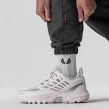 0655. Tech-Terry™ Oversized Sweats - Space Grey "Emblem"