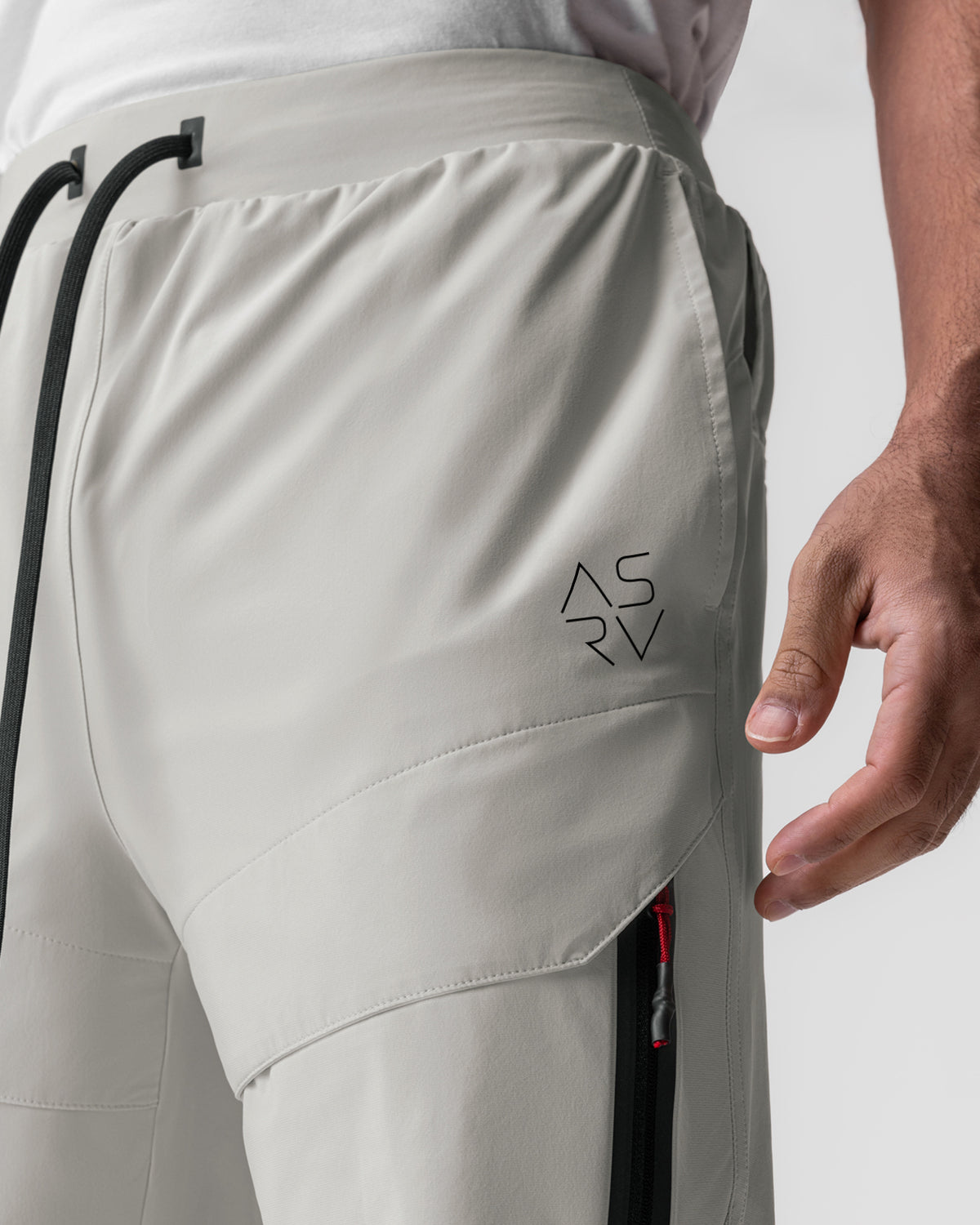 0690. Tetra-Lite® Tech High Rib Jogger - Stone "Cyber"