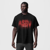 0797. Tech Essential™ Relaxed Tee - Black "Target Acquired"