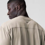 0841. 3D-Lite® 2.0 Lycra® 3/4-Sleeve Oversized Tee - Sand Smoke "OTWR"