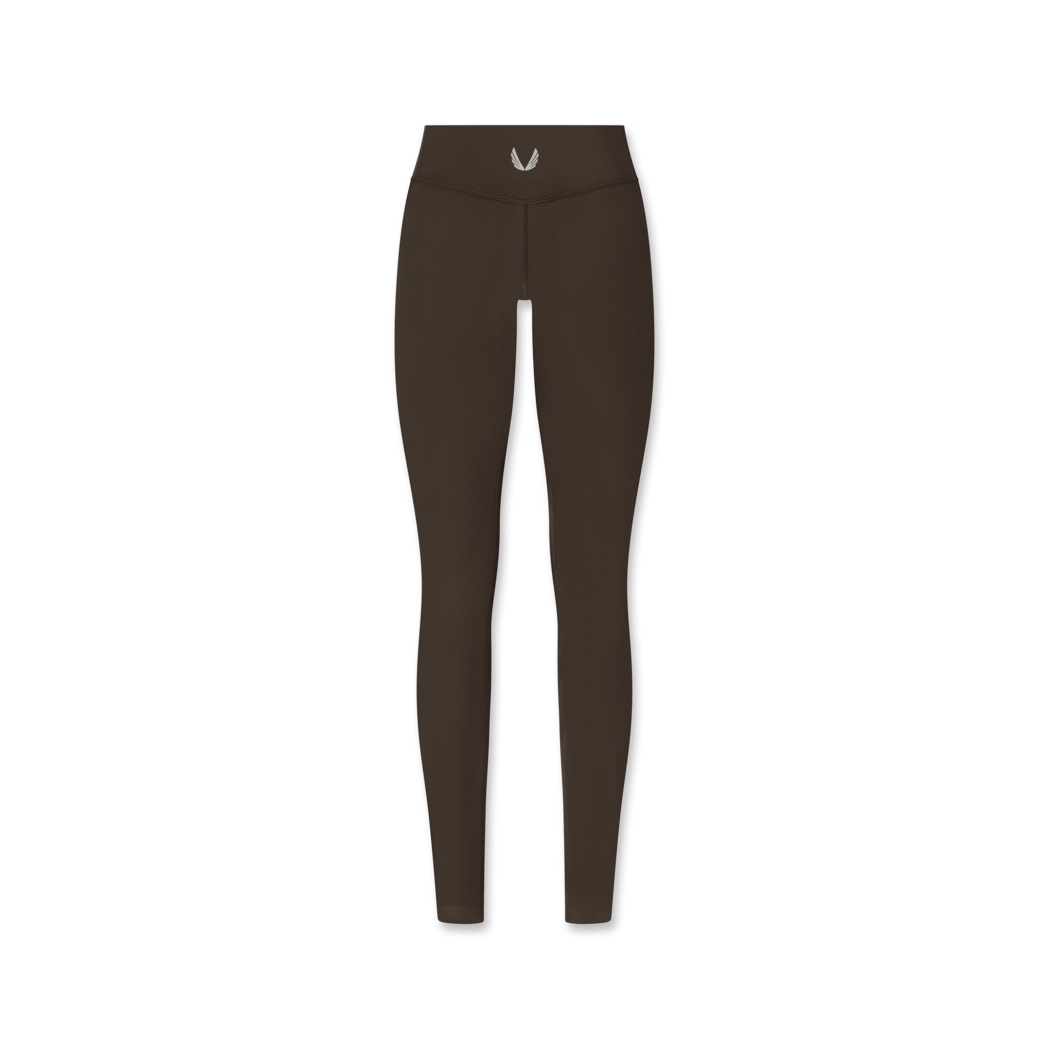 LYCRA® ADAPTIV legging in dark earth, front view