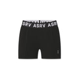 W027. Lycra® Ribbed Short - Black