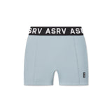 W027. LYCRA® Ribbed Short - Light Sky