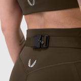 W029. Lycra® 3-in-1 Biker Short - Dark Earth