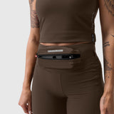 W030. Lycra® 3-in-1 Legging - Dark Earth