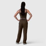 W036. Ripstop Relaxed Track Pant - Dark Earth